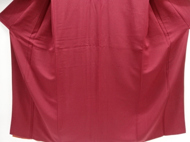  一ツ紋色無地着物（比翼・内袖付き）